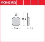 LG klocki hamulcowe przód MCB 633