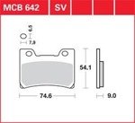 LG klocki hamulcowe przód MCB 642