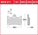 LG klocki hamulcowe przód MCB 611