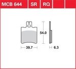 LG klocki hamulcowe przód MCB 644