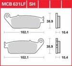 LG klocki hamulcowe tył MCB 631LF