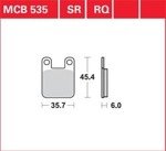 LG klocki hamulcowe przód MCB 535