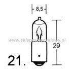 żarówka do mini kierunkowskazów 21W/12V BAY9S