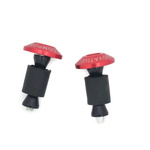 Handlebar anti-vibration weights red for Honda Kawasaki Yamaha Suzuki