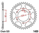 Sprocket 42 Z pitch 525 for KAWASAKI KLZ Z,ZX-10 RR ZX-10R ZX-6R ZX-7R ZX-9R