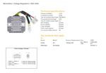 DZE VOLTAGE REGULATOR HONDA XL 600V TRANSALP 91-99 (SH 538D-13,ESR640,RGU-144)