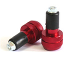 Extremos de manillar universales para motocicleta, color rojo, 49/28 mm, OEM 9796464
