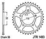Pi?�n trasero de 41 dientes y 530 mm de carrera para KAWASAKI ZZR 1400, ZX-14 Ninja