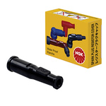 PIPE DE BOUGIE EN ÉBONITE DROITE NOIRE (N° 8387)
