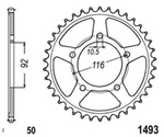 Couronne arri?re 42 dents Kawasaki ZZR 1400 ZX-14 2011-2015 OEM 95R149342
