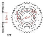 Couronne arri?re 33 dents, course 520 pour HONDA CA 125 Rebel JC24 250 T 250 Nighthawk