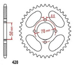 Pignon arri?re 49 dents 428 pour HMZ HYOSUNG KAWASAKI SUZUKI, 64511-36700