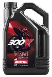 MOTUL MOTOR?L 300V 4T FL ROAD RACING 15W50 4L (SYNTHETISCH)