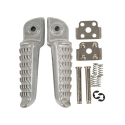 PARTS PASSENGER FOOTREST KIT COMPLETE WITH MOUNTS KAWASAKI ZX-6R NINJA '98-13, ZX 636 '03-06, Z 750 '04