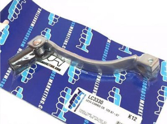SCHALTHEBEL HONDA CR 125 '87-'07 (STAHL) SILBER