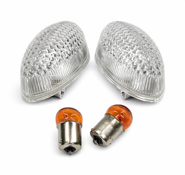 Indicator lenses pair for YAMAHA FZ1 FZ6 FZ8 TDM WR YZF-R1 YZF-R6, 5PW-8333A/833