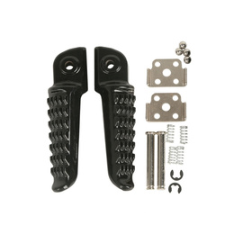 PARTS PASSENGER FOOTREST KIT COMPLETE WITH MOUNTS KAWASAKI ZX-6R NINJA '98-13, ZX 636 '03-06, Z 750 '04