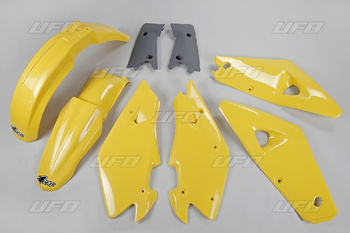 HUSQVARNA PLASTIC SET 2T '00-'04, 4T '02-'04 COLOR ORIGINAL (AMARILLO/GRAFITO) (HU600E999)