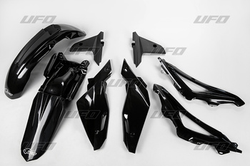 UFO PLASTIC SET HUSQVARNA TC 250/300/450 '09-'13 BLACK (HU610E001)