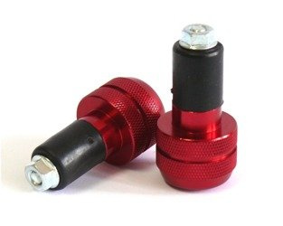 końcowki kierownicy czerwone-para