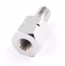 Adapter lusterka motocyklowego M10 prawy na M8 lewy chrom