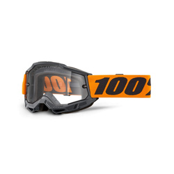 GOGGLES MOD?LE ACCURI 2 NOIR - DOUBLE VITRAGE TRANSPARENT - NOIR/ORANGE RAPIDE DOUBLE TRANSPARENT