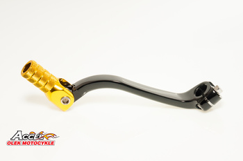 GEAR LEVER SUZUKI RMZ 450 '08-'23 ALUMINUM COLOR, BLACK, TIP GOLD (LCA4315)