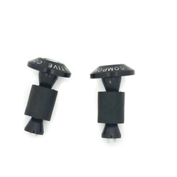 Tłumiki drgań kierownicy 22mm Czarne Honda Kawasaki Yamaha Suzuki ATV Cross