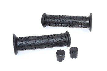 Superbike "Laser" rubber handlebar grips 130 mm