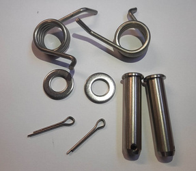 FOOTREST PINS SUZUKI RM/RMZ 250/450 '10-'23 (PINS,PINS,SPRINGS,PROTECTIONS)