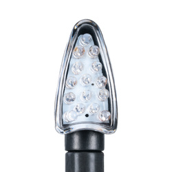 FL?CHES DE DIRECTION LED (CE) - COULEUR PAIRE, NOIR, SUPPORT COURT (RÉSISTANCES INCLUSES)