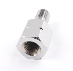 Redukcja lusterka motocyklowego M10 prawy na lewy chrom 8.2354.17