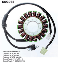 ALTERNATOR WINDING (STATOR) TRIUMPH Daytona 675 (06-14) , Street Triple 675 (07-11), Street Triple R 675 (09-14)