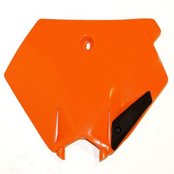 UFO PLATE FOR START NUMBER KTM SX '03-'06, EXC '03-'07 COLOR ORANGE