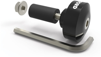 BARENDS HANDLEBAR WEIGHTS 1 COLOR BLACK SET