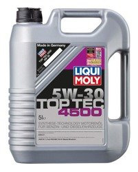 LIQUI MOLY olej silnikowy do sam. osobowych Top Tec 4500 5W-30 5L