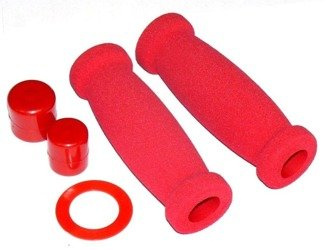 POIGNÉES UNIVERSELLES EN ÉPONGE rouges 130 mm