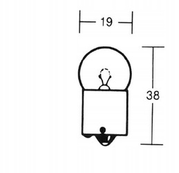 Bulb 12V 8W BA15S Small
