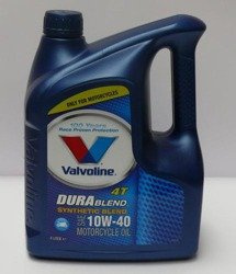 Engine Oil Valvoline Dura Blend 4T 10W40 4 LTR Motorcycle Oil DuraBlend 10W-40