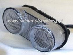 Luz trasera - LED - cristal transparente
