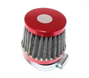 filtr stożkowy sportowy 34 mm czerwony