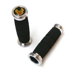 Levier de vitesses ROADHAWK noir/chrome, longueur 140 mm