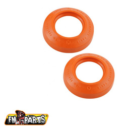 FRONT WHEEL BEARING COVERS (SET) KTM/HUSQVARNA '15-22 ORANGE