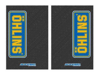 SATZ VON AUFKLEBERN (FURNIERE) FÜR OHLINS-CARBON TELESCOPES 2 PCS.