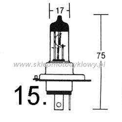 żarówka 12V 60/55W P43T H4