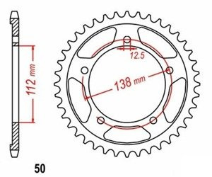 Sprocket 42Z pitch 530 for HONDA CB 1100 SF X-11 00-03 Rear sprocket