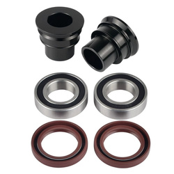 FM-PARTS FRONT WHEEL BEARINGS WITH SEALS AND BUSHINGS - KTM / HUSQVARNA '03-'15 (22MM AXLE) BLACK