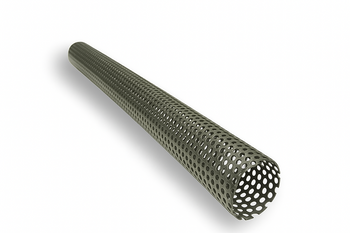 1 SILENZIATORE FORATO/TUBO DI SCARICO - DIAMETRO 22 MM / LUNGHEZZA: 400 MM