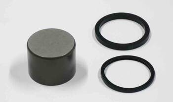 PISTONE PINZA FRENO CON GUARNIZIONI SUZUKI GSX-R 600/750 '04-'07, 1000 '05-'08 (INFERIORE) (PRODOTTO IN GIAPPONE) (34X22MM)