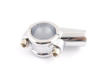 mocowanie lusterka 2-częściowe, chrom, lewy gwint, 10mm